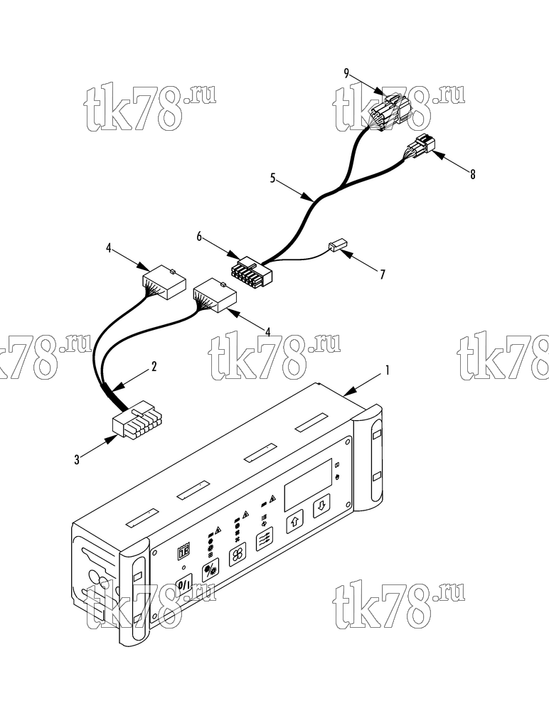 Каталог запчастей для Thermo King  SmartAIRE DRIVER PANEL