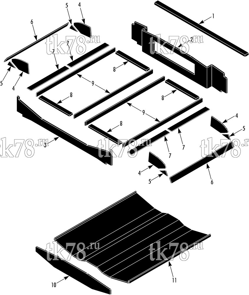 Каталог запчастей для Thermo King  INSULATION