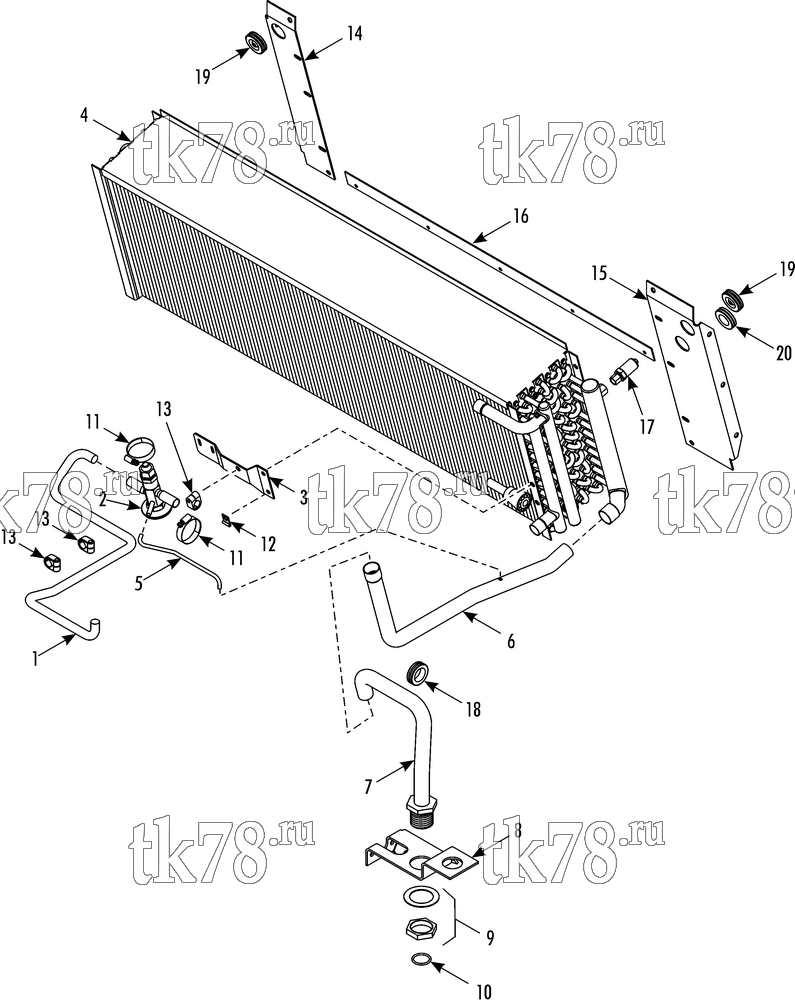 Каталог запчастей для Thermo King  REFRIGERATION EVAPORATOR