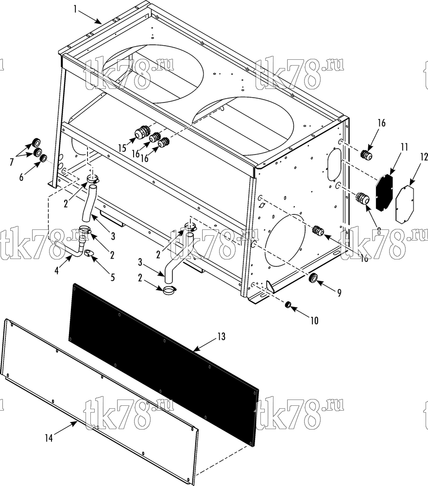 Каталог запчастей для Thermo King  FRAME