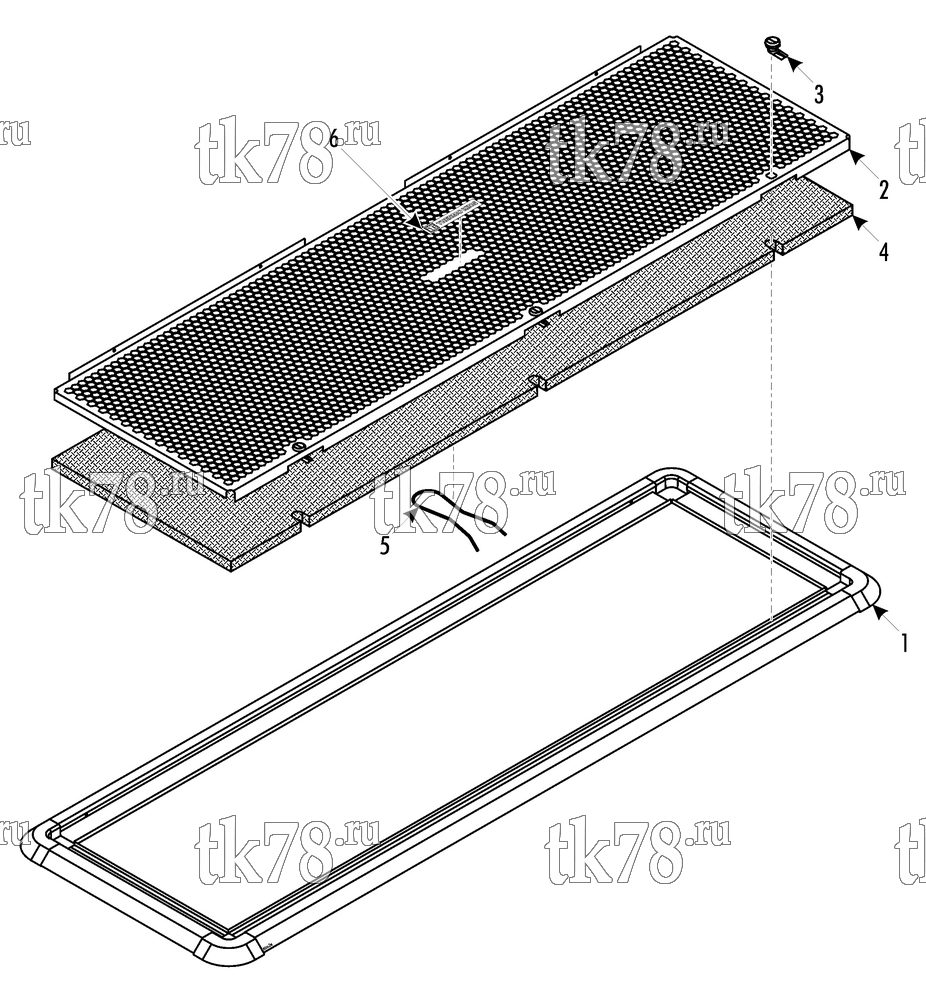 Каталог запчастей для Thermo King X900 AdvanTech RETURN AIR KIT (702353, 702354)