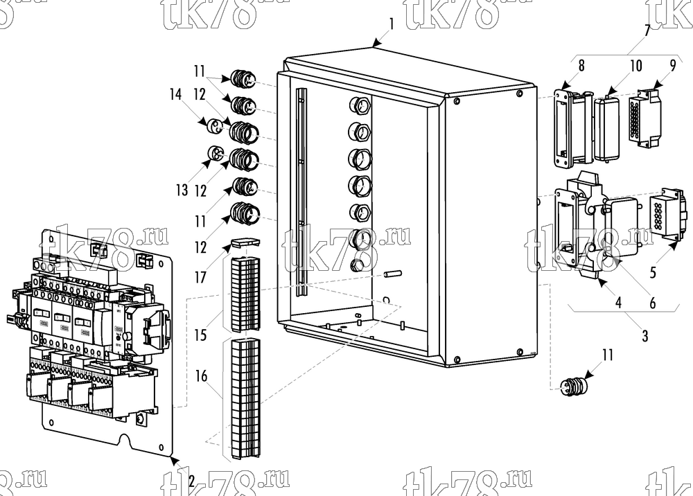 Каталог запчастей для Thermo King RAC 40 TZV CONTROL BOX