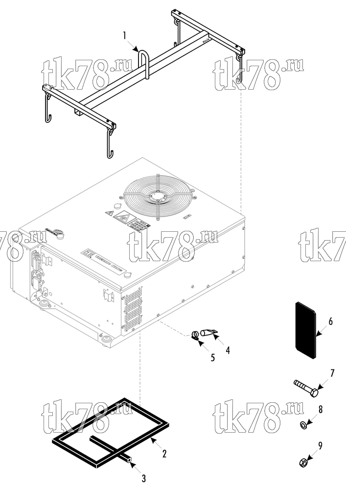 Каталог запчастей для Thermo King  UNIT MOUNTING