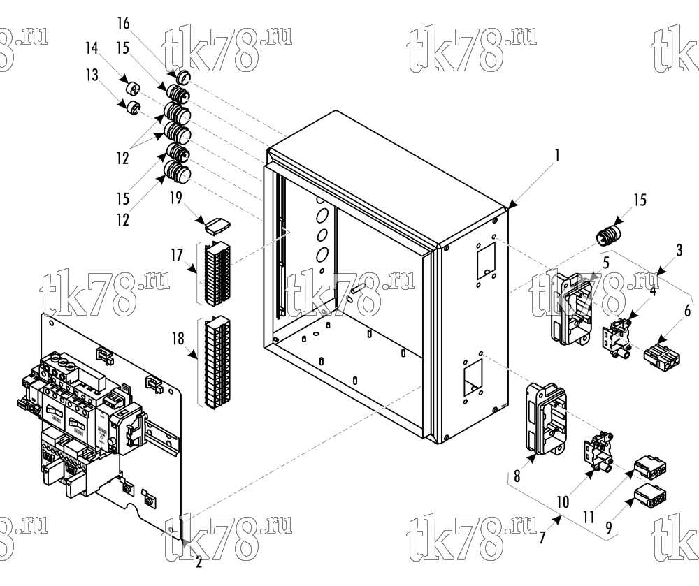 Каталог запчастей для Thermo King RAC 60 ITM CONTROL BOX