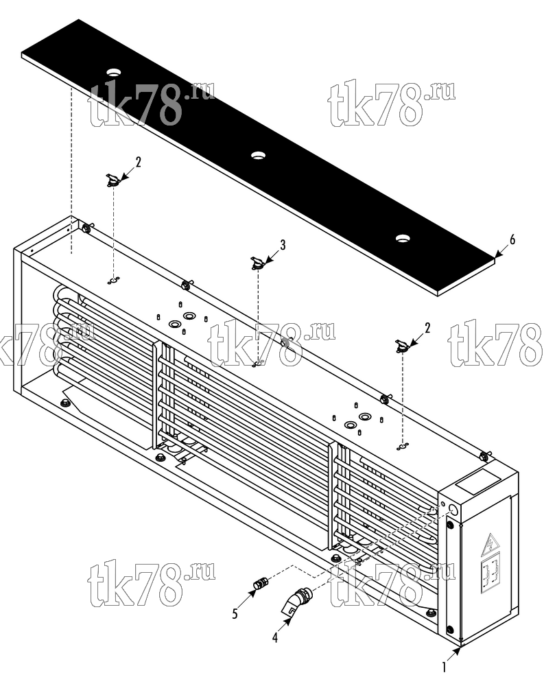 Каталог запчастей для Thermo King CITADIS 35 kW Montpellier HEATER