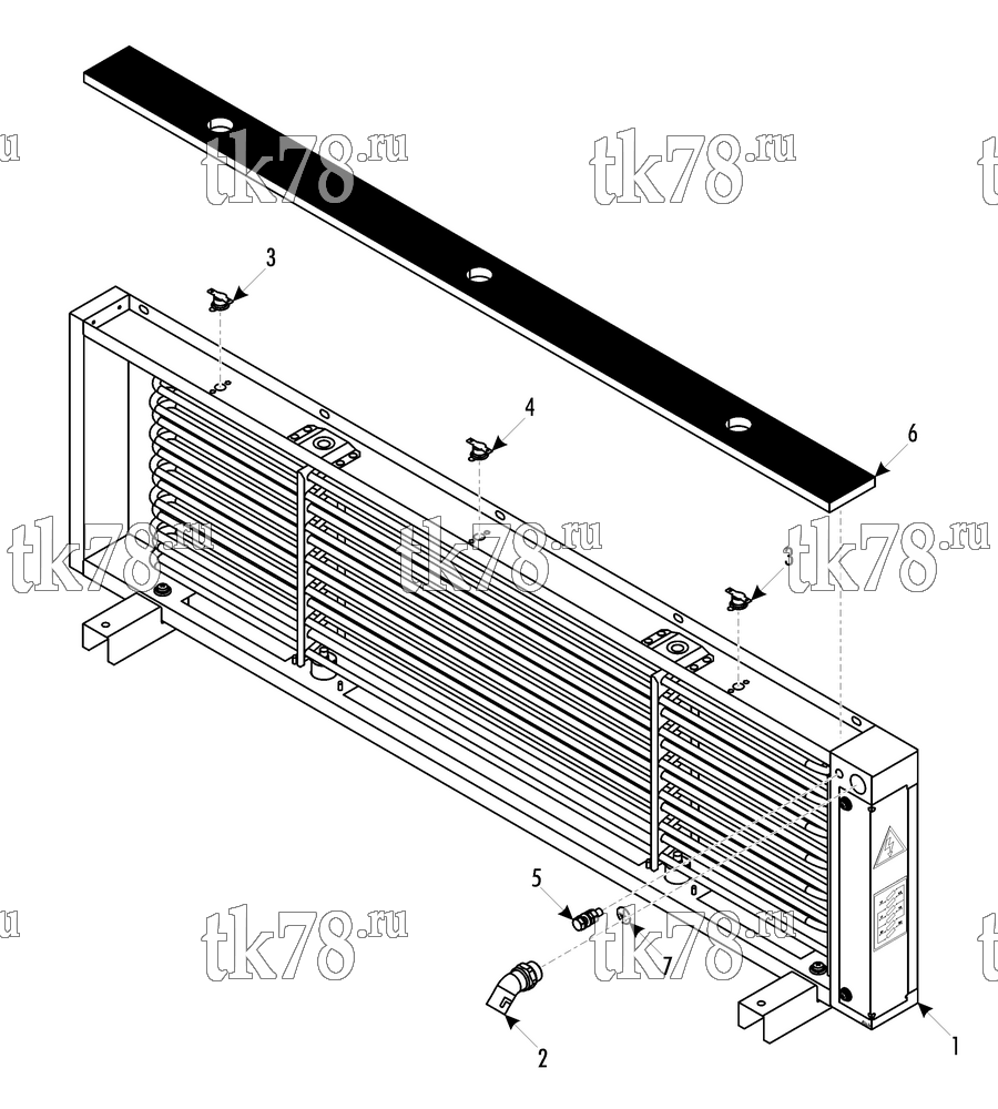 Каталог запчастей для Thermo King CITADIS 26 kW Le Havre HEATER