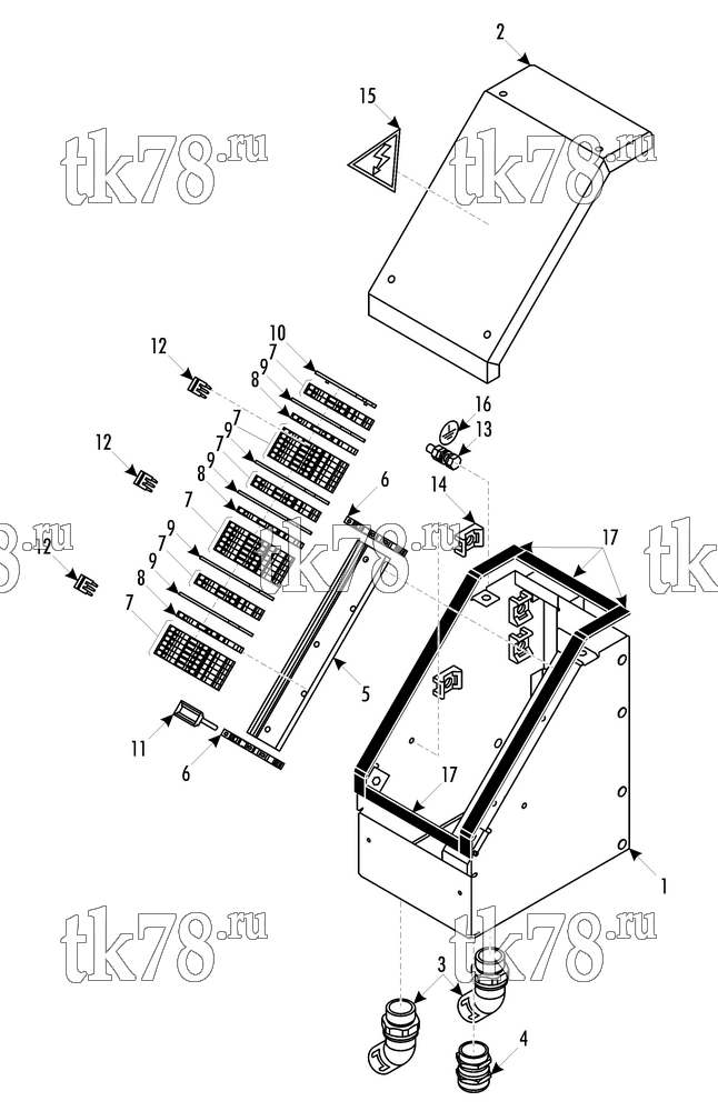 Каталог запчастей для Thermo King LRC 35 TNN1 TERMINAL BOX