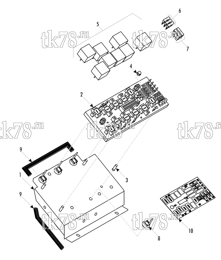 Каталог запчастей для Thermo King ATHENIA MKII S960 W 1004 TORINO IVECO CONTROLLER RIGHT