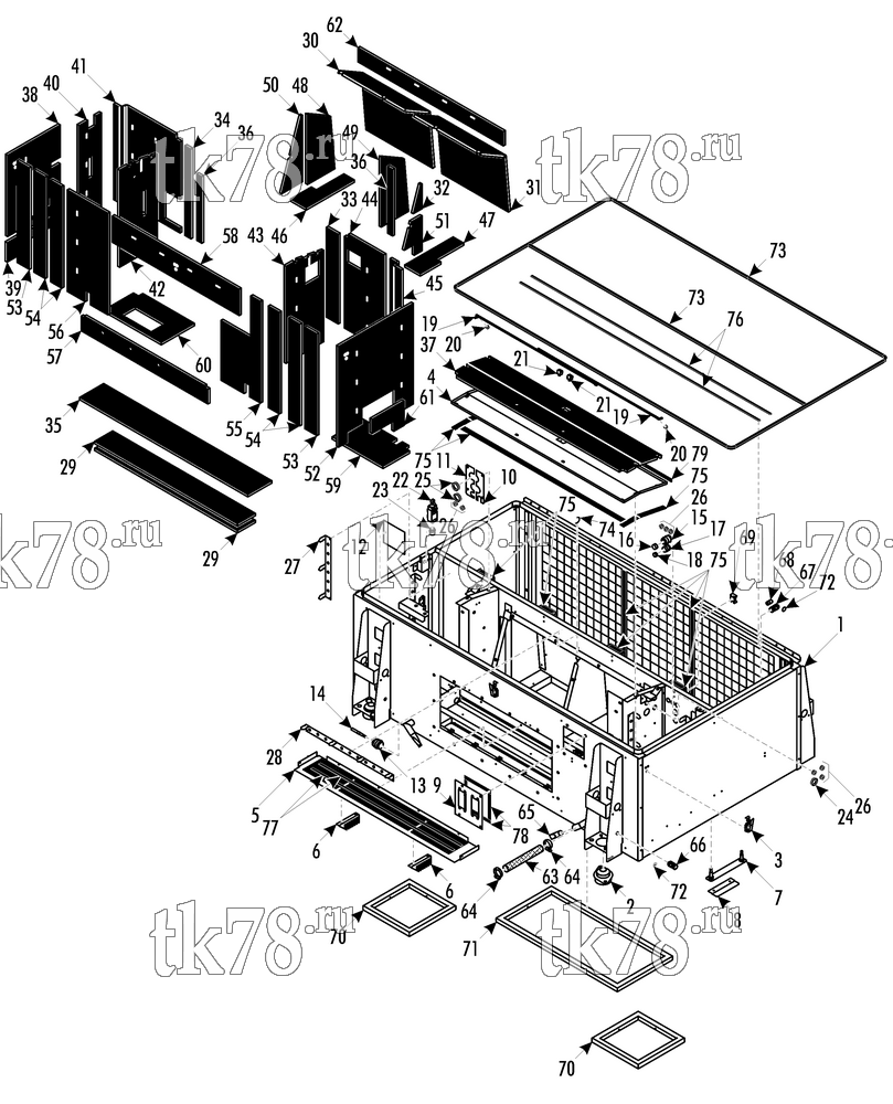 Каталог запчастей для Thermo King  FRAME