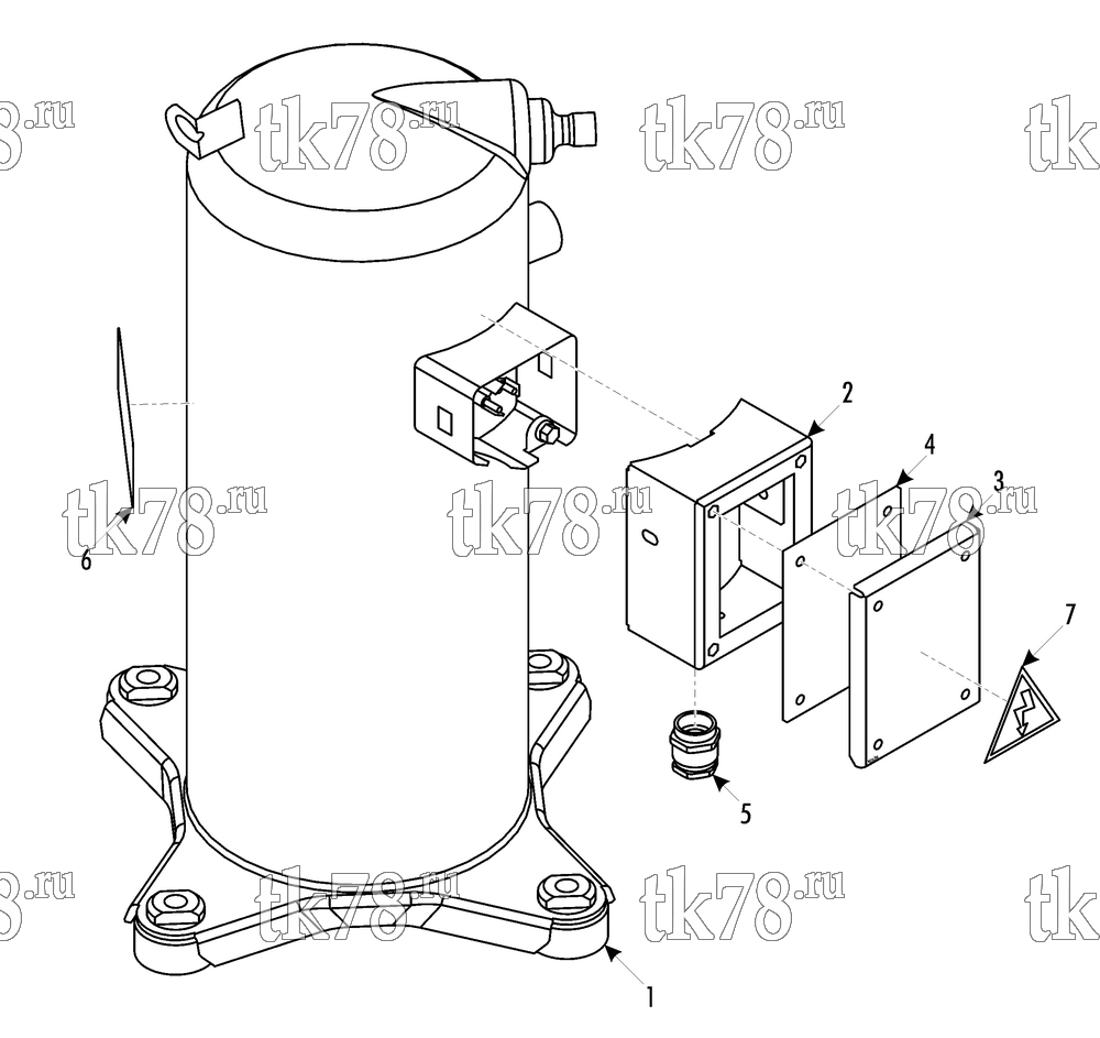Каталог запчастей для Thermo King  COMPRESSOR