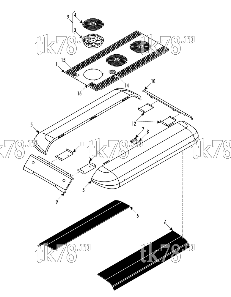 Каталог запчастей для Thermo King ATHENIA MKII S805 W 1004 TORINO IVECO COVER