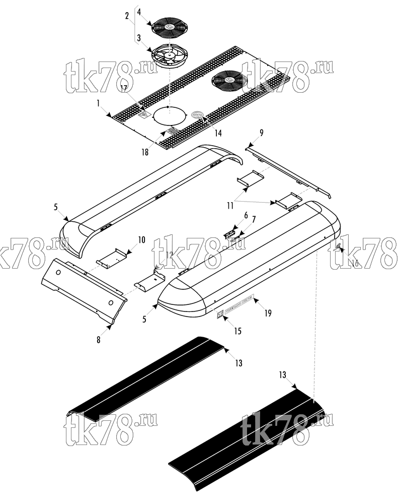 Каталог запчастей для Thermo King  COVER