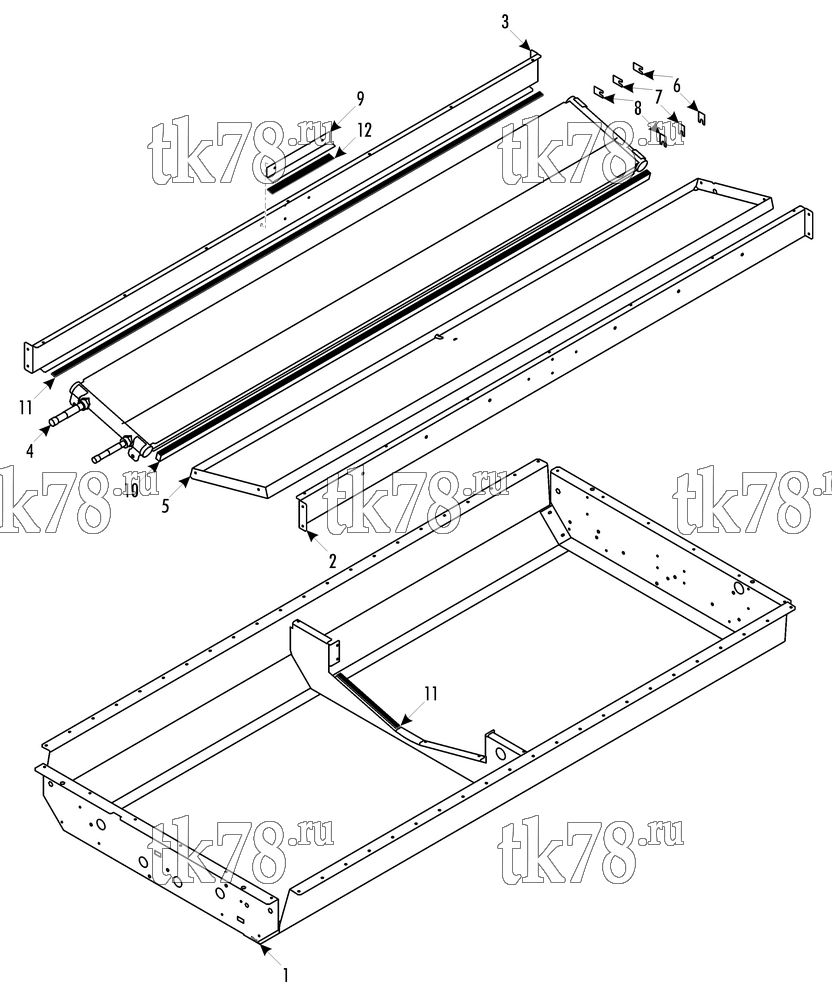 Каталог запчастей для Thermo King ATHENIA MKII S500 CONDENSER