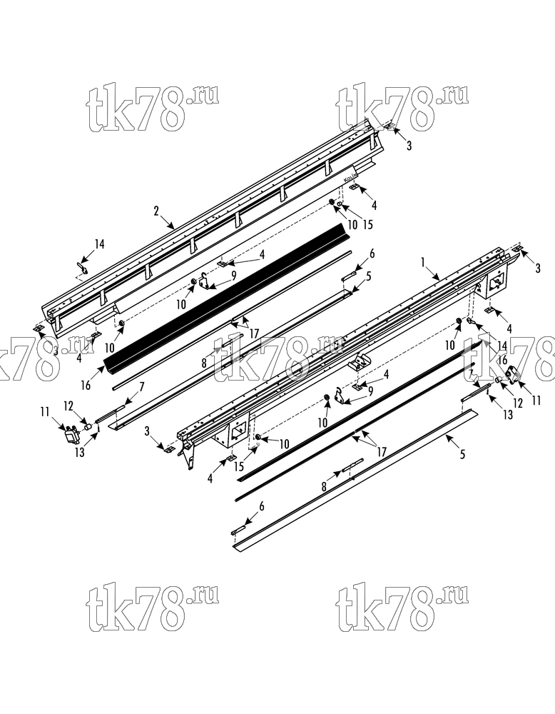 Каталог запчастей для Thermo King ATHENIA E800 HYBRIDBUS R407C SINUS FILTER AIR INTAKE - NARROW w/ FA DAMPER (008706)