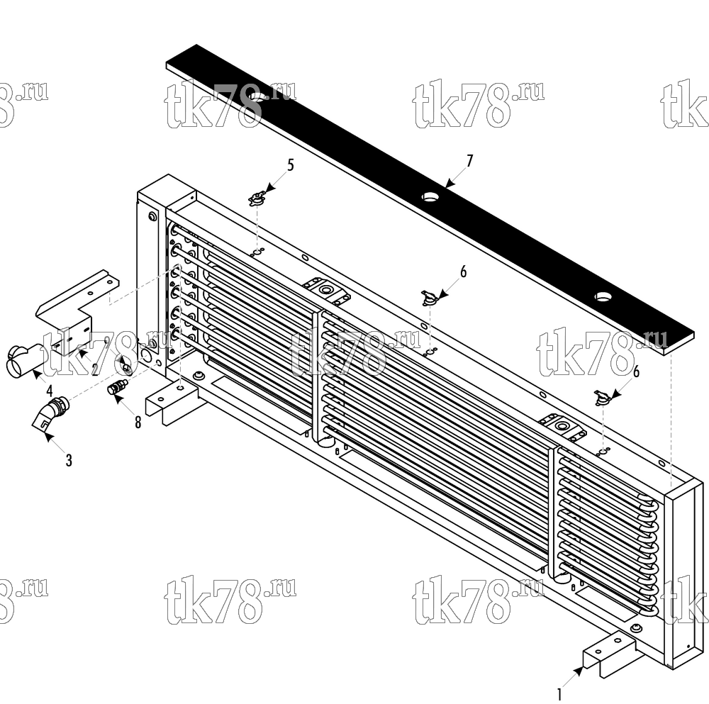 Каталог запчастей для Thermo King LRC 35 TNN1 HEATER