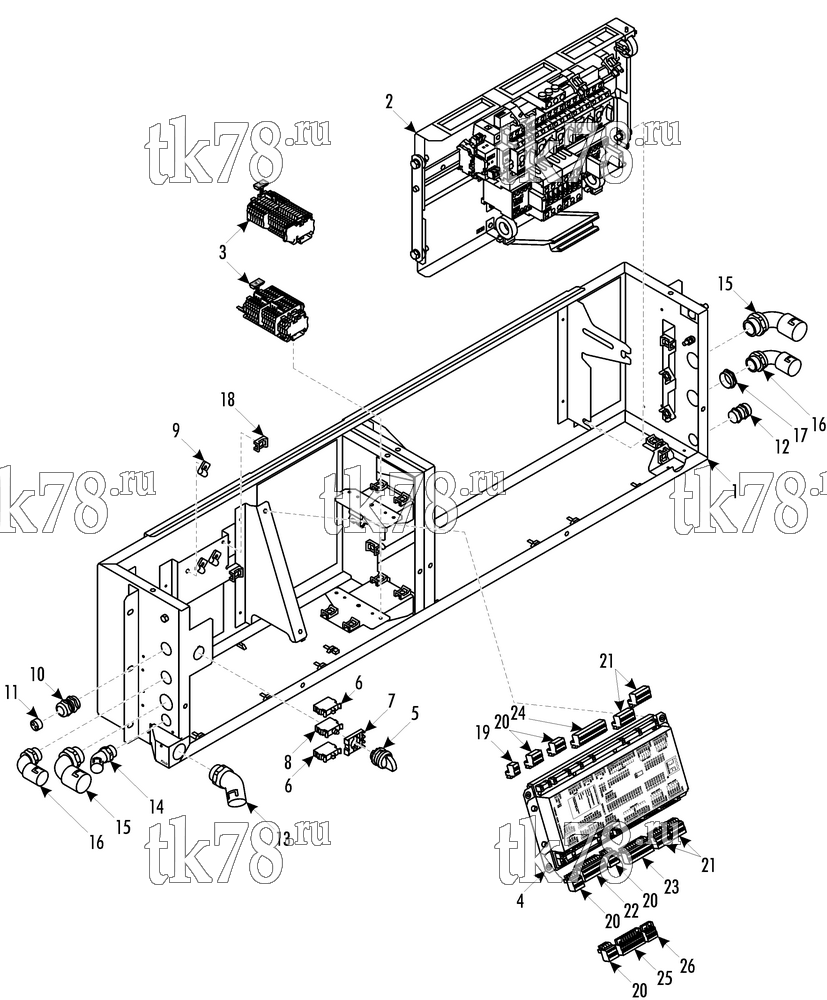 Каталог запчастей для Thermo King LRC 35 TNN1 ELECTRO BOX