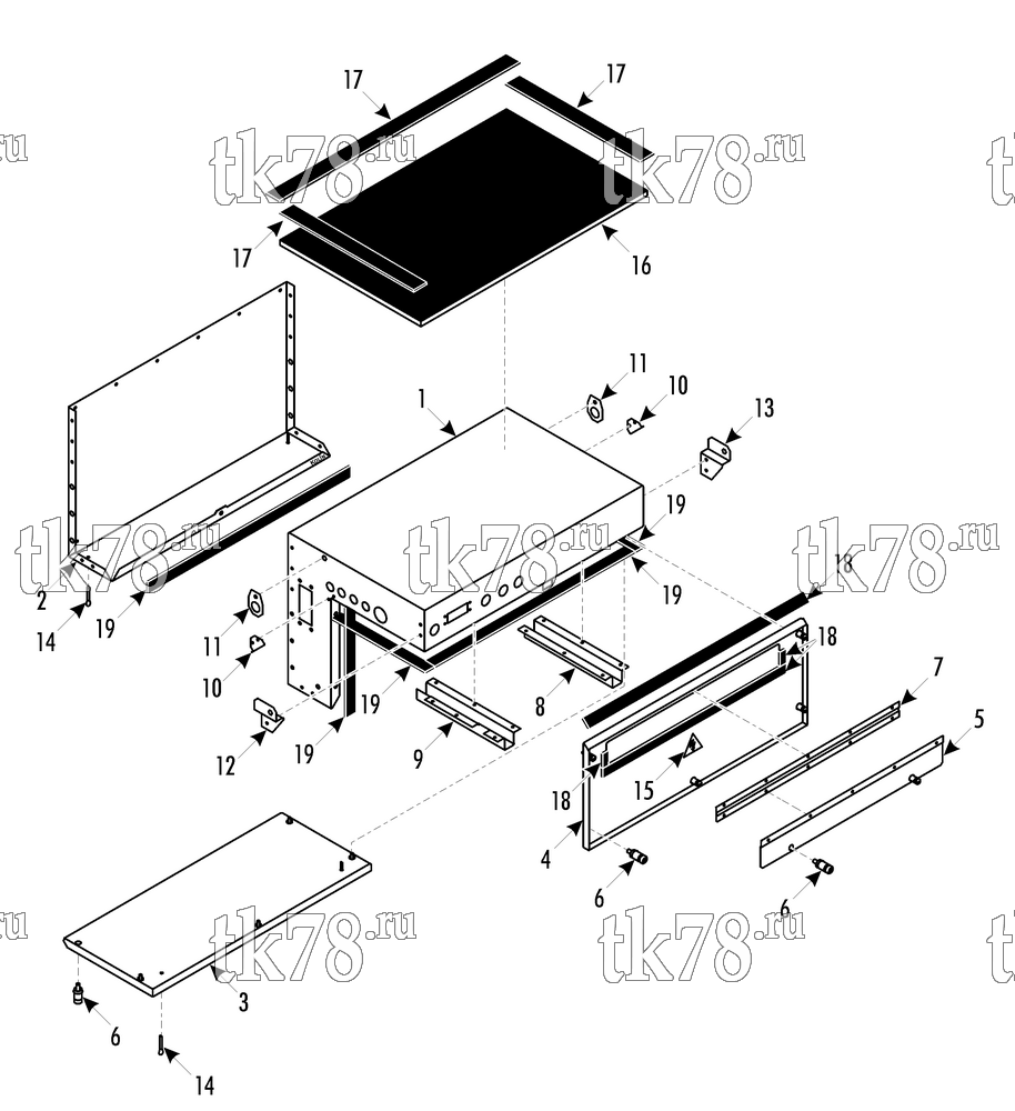 Каталог запчастей для Thermo King LRV-10T W1 ELECTRO BOX PANELS