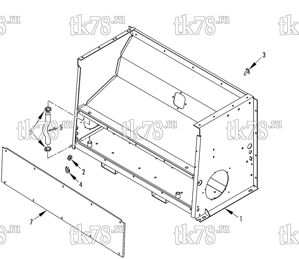 Каталог запчастей для Thermo King AT16-M1 STRUCTURAL COMPONENTS (T11E)