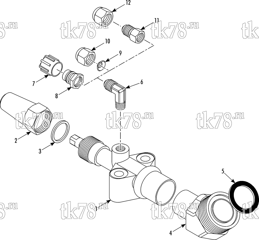 Каталог запчастей для Thermo King ATHENIA 1000-M19, M19A & M19B VALVE ASSEMBLY - DISCHARGE