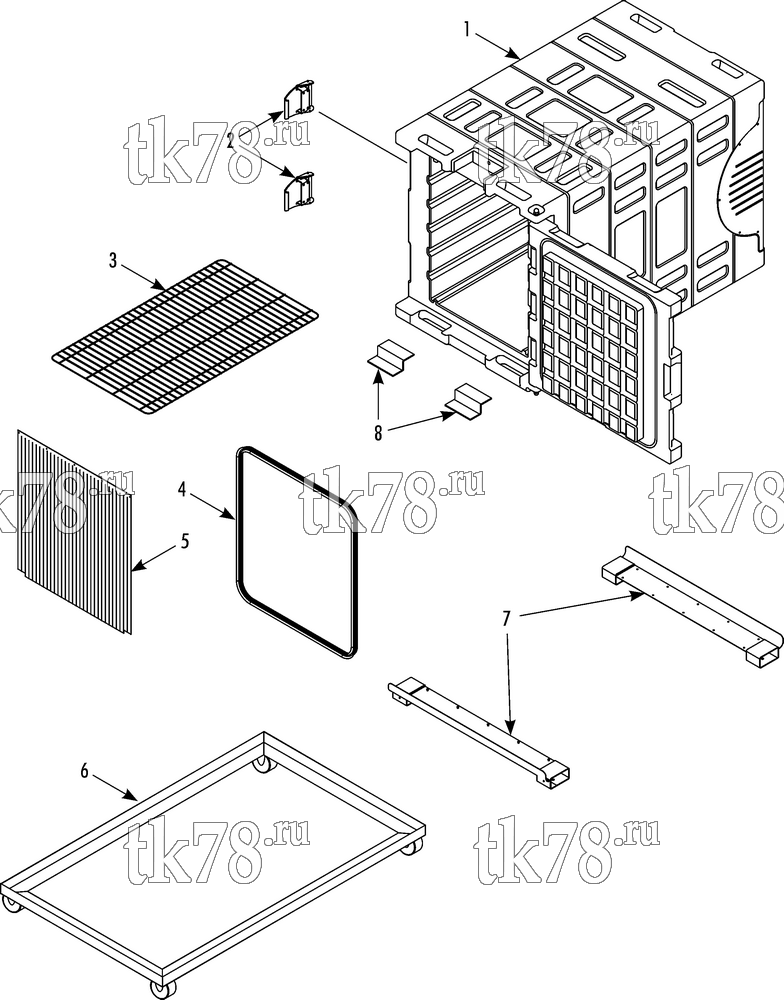 Каталог запчастей для Thermo King  37 & 87 GALLON COMPONENTS