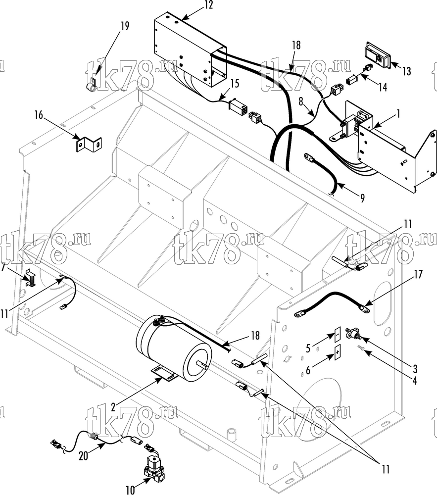 Каталог запчастей для Thermo King  ELECTRICAL COMPONENTS