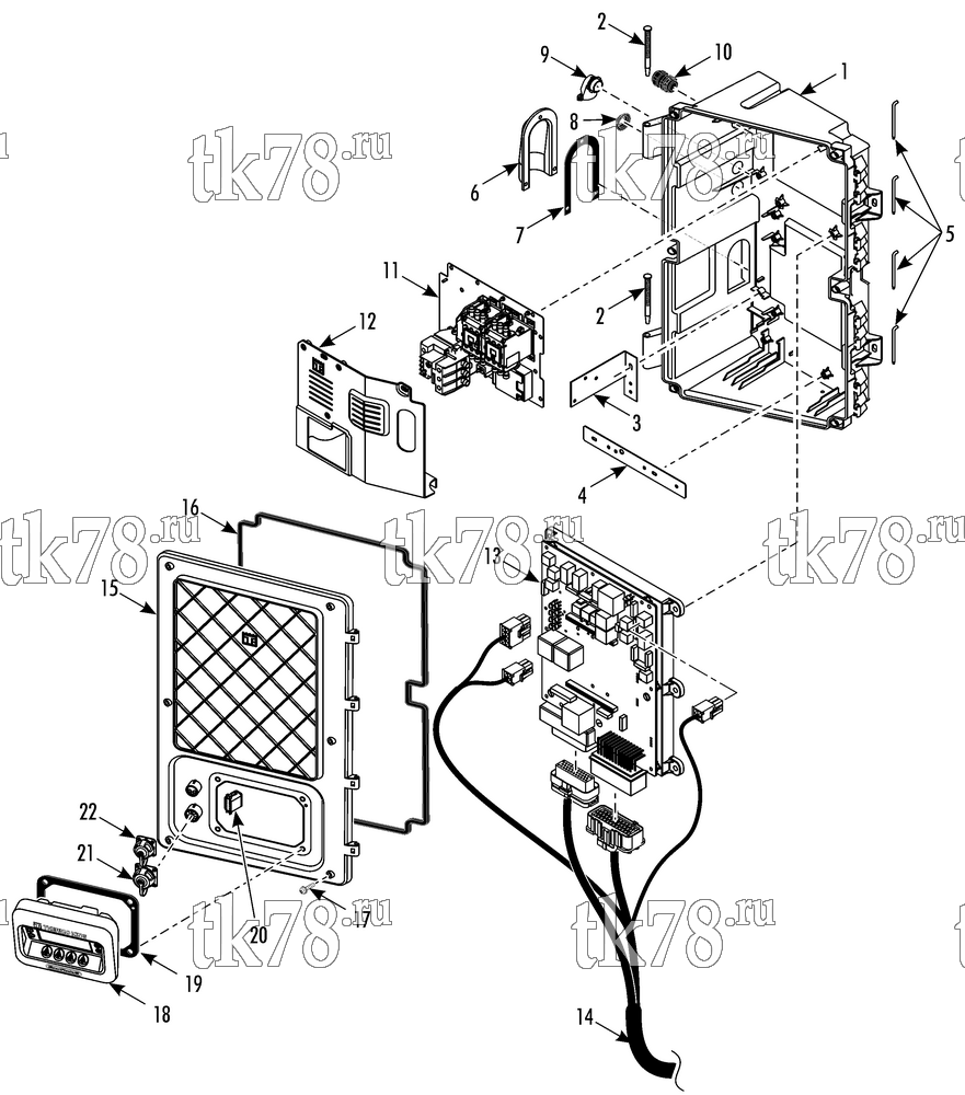 Каталог запчастей для Thermo King  CONTROL BOX (plastic box, SLX 300 Ferry)