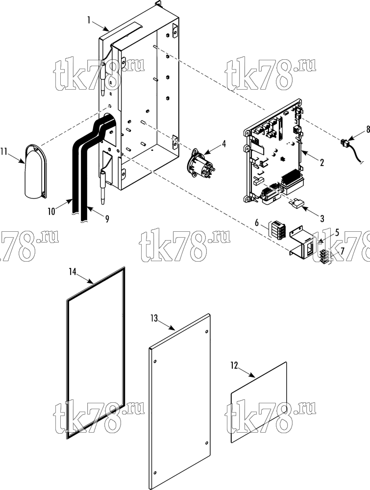 Каталог запчастей для Thermo King UT-800 CONTROL BOX