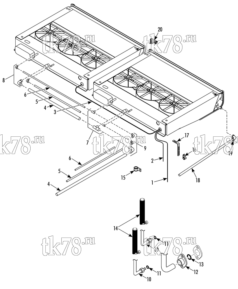 Каталог запчастей для Thermo King  S-3 INSTALLATION