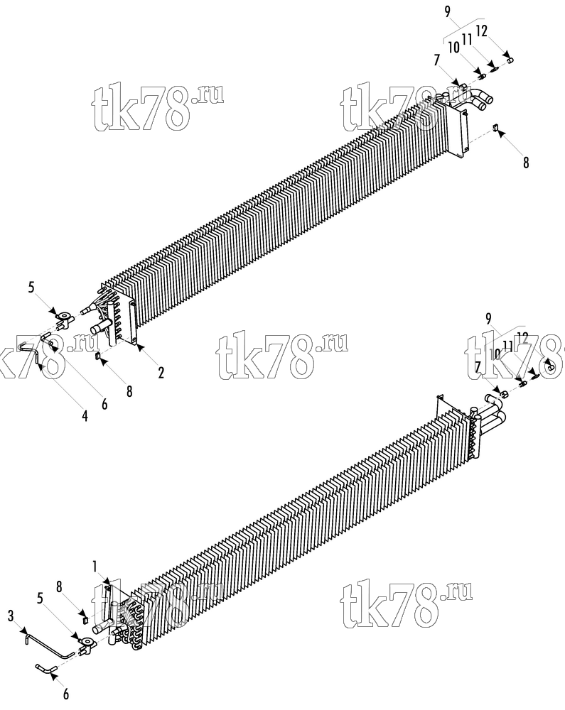 Каталог запчастей для Thermo King ATHENIA MKII DS500 N 1004 COILS - MAIN SECTION