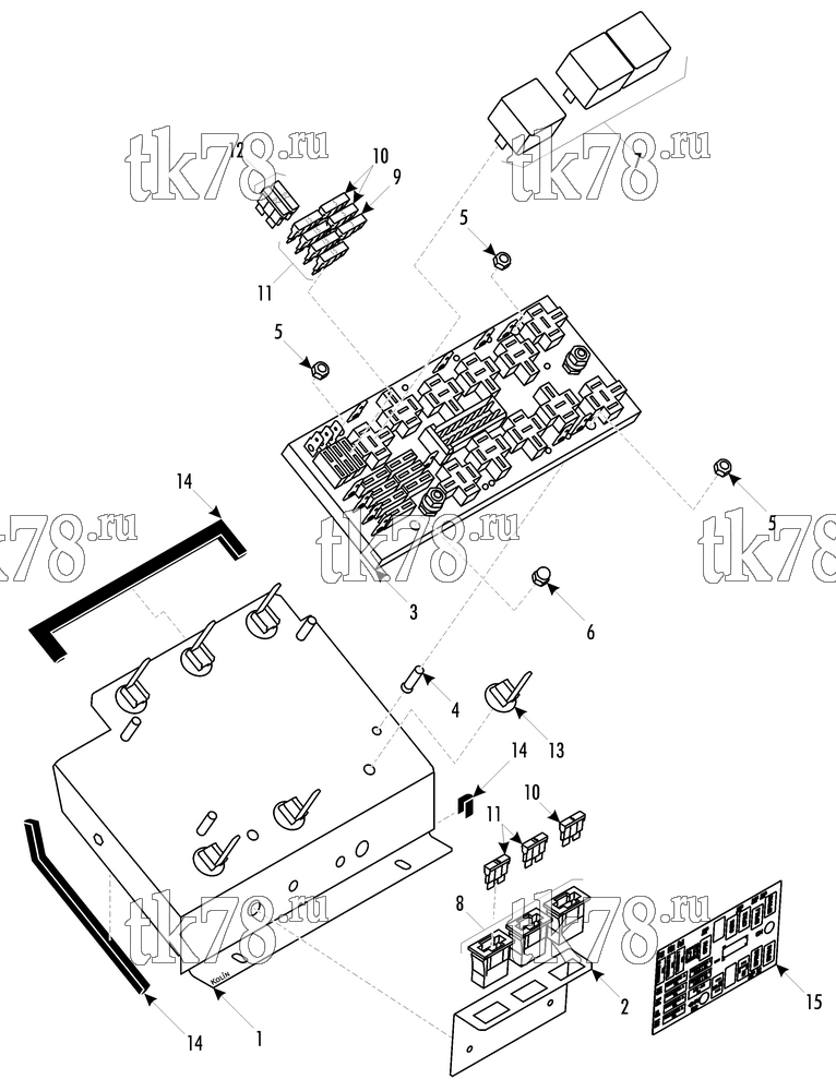 Каталог запчастей для Thermo King ATHENIA MKII DS500 N 1004 CONTROLLER