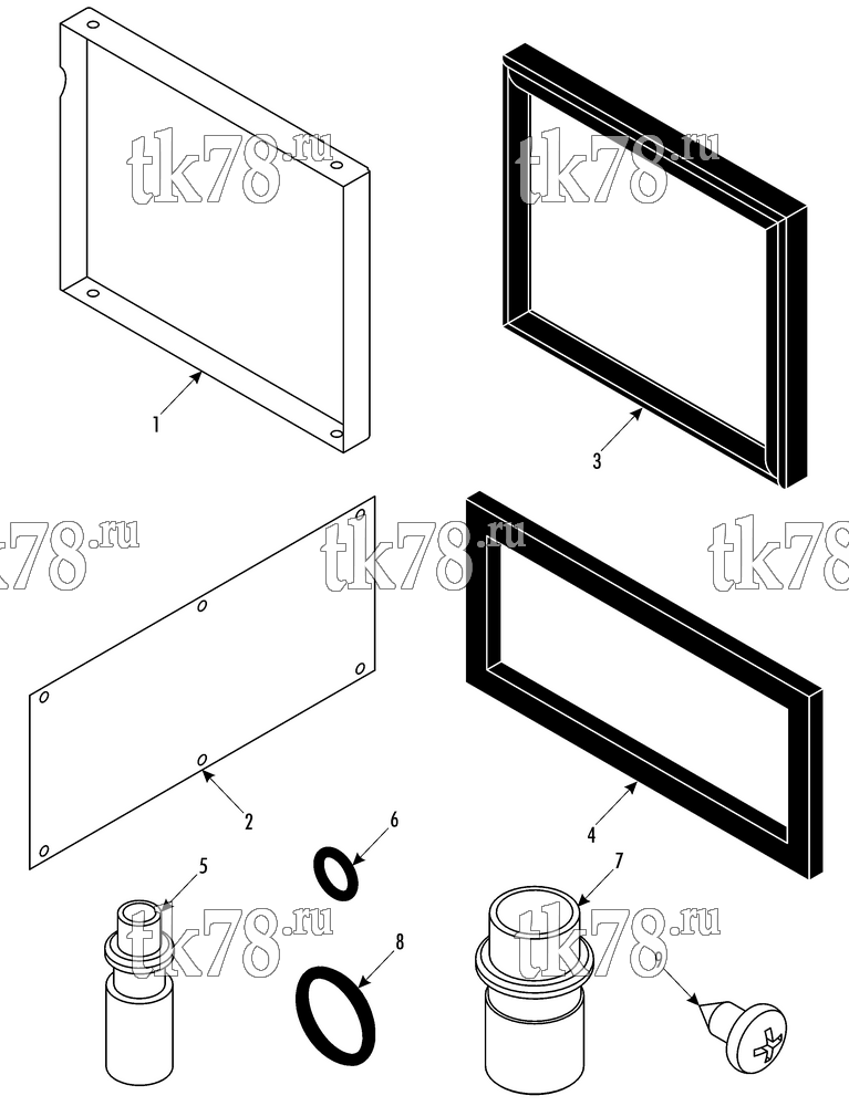 Каталог запчастей для Thermo King  INSTALLATION  COMPONENTS