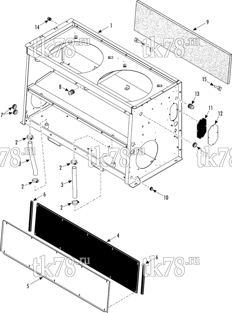 Каталог запчастей для Thermo King T15-M4 FRAME
