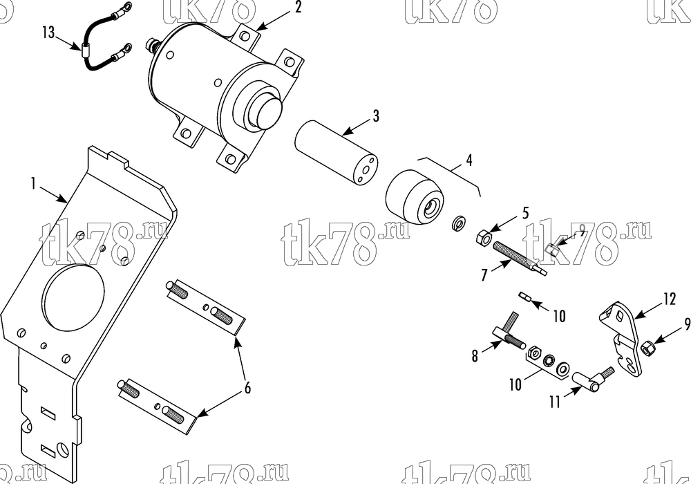 Каталог запчастей для Thermo King T-DAIRY EMEIA THROTTLE SOLENOID GROUP