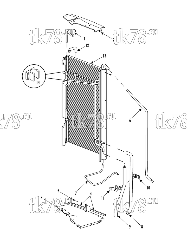 Каталог запчастей для Thermo King SLXe WHISPER MICRO-CHANNEL CONDENSER COIL