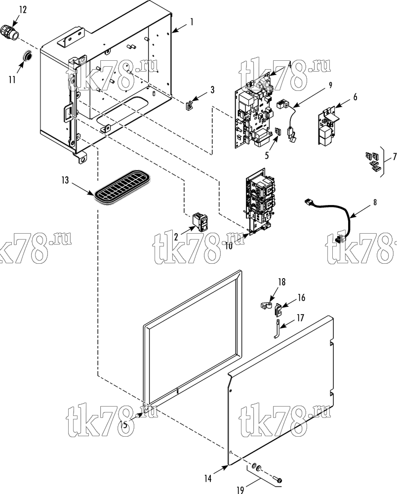 Каталог запчастей для Thermo King T-DAIRY EMEIA CONTROL BOX