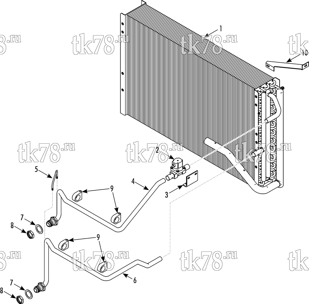 Каталог запчастей для Thermo King AT19-M5 HEATER COMPONENTS (RLF1E)