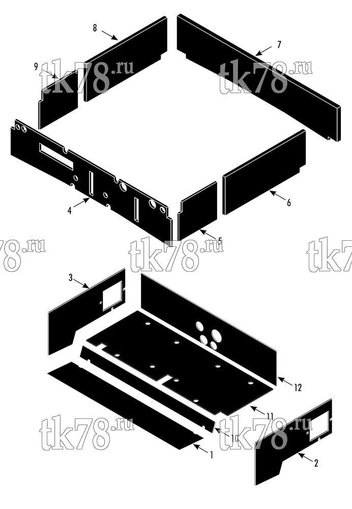 Каталог запчастей для Thermo King AT19-M6 EVAPORATOR INSULATION (RLF1E)