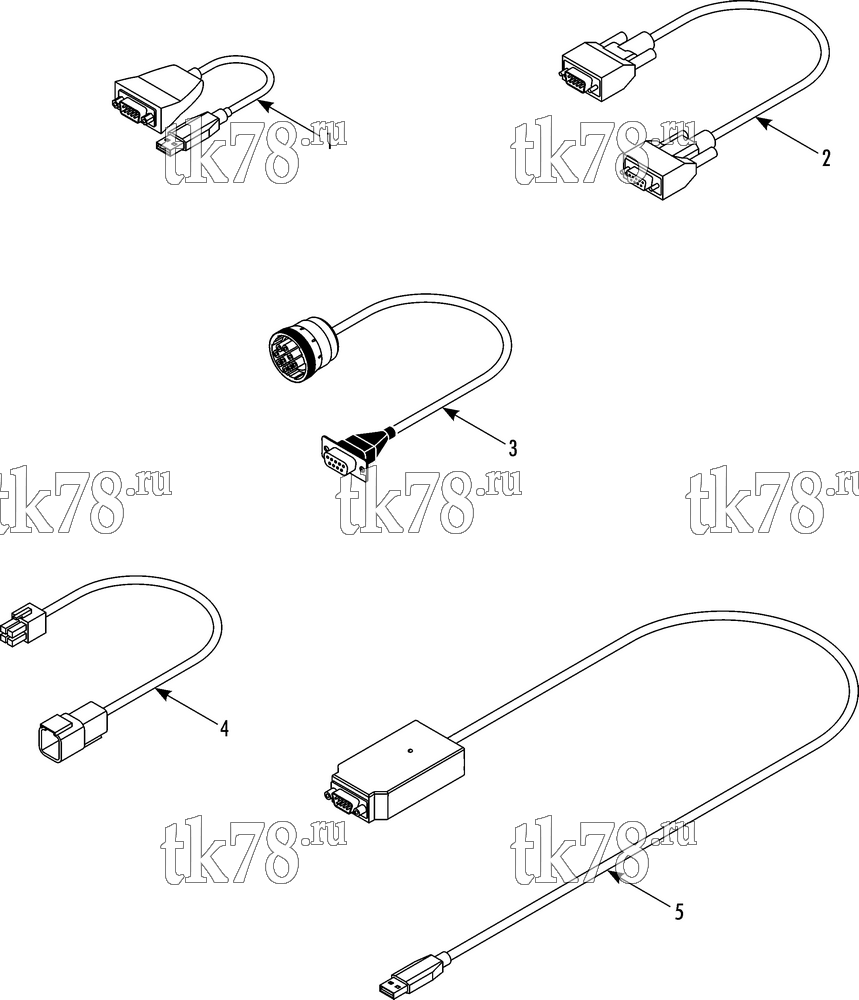 Каталог запчастей для Thermo King ATHENIA 960-M29 DIAGNOSTIC HARNESSES
