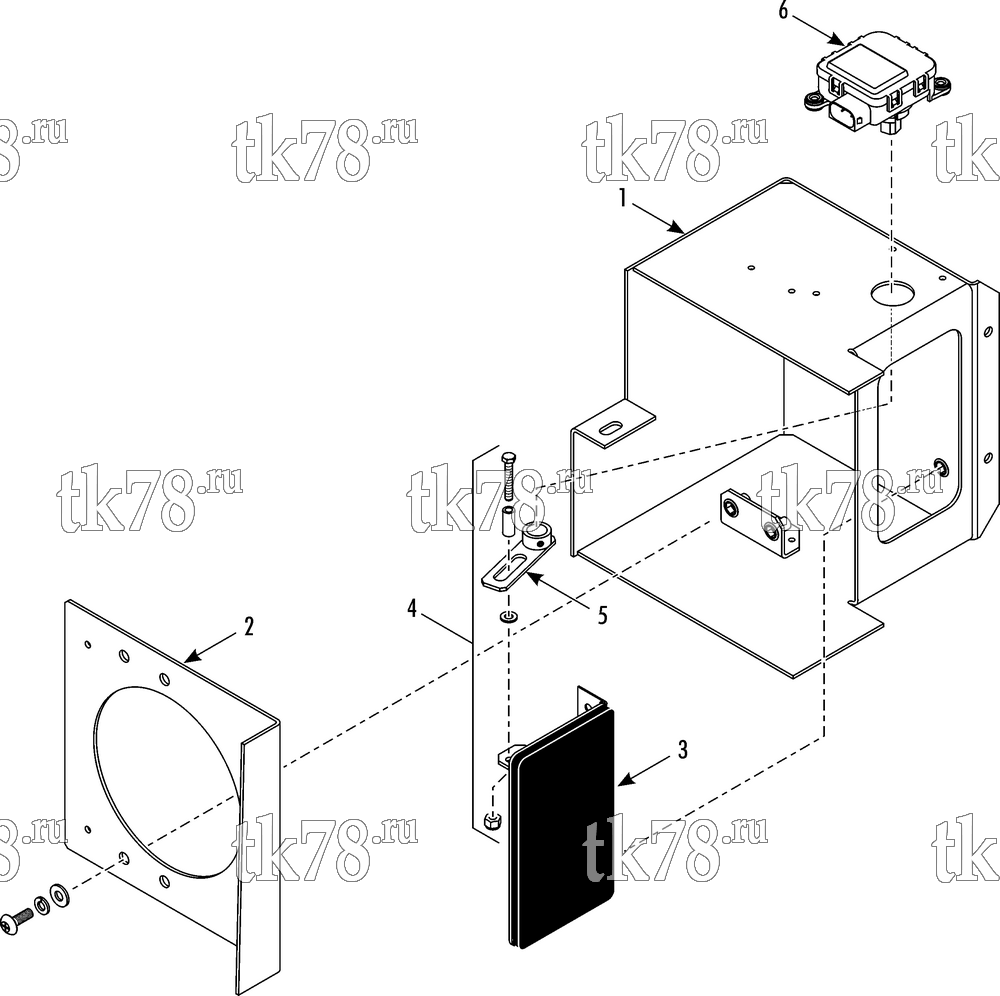 Каталог запчастей для Thermo King T14-M112 FRESH AIR DAMPER (800772)