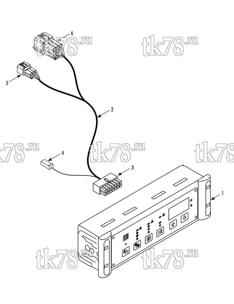 Каталог запчастей для Thermo King X500 AP SmartAIRE DRIVER PANEL