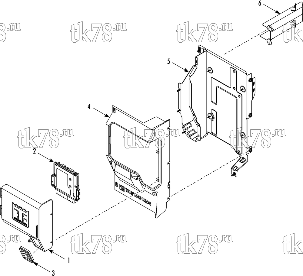 Каталог запчастей для Thermo King PRECEDENT S-600 CONTROL BOX - ECU S-600