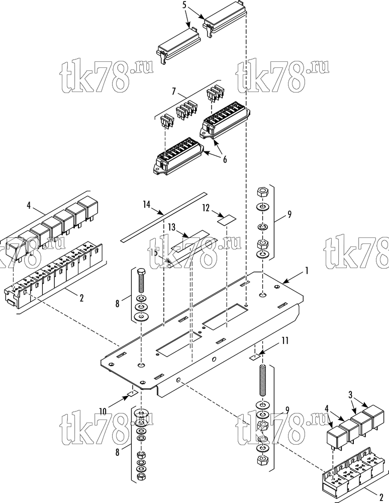 Каталог запчастей для Thermo King X700 AP CONTROL PANEL