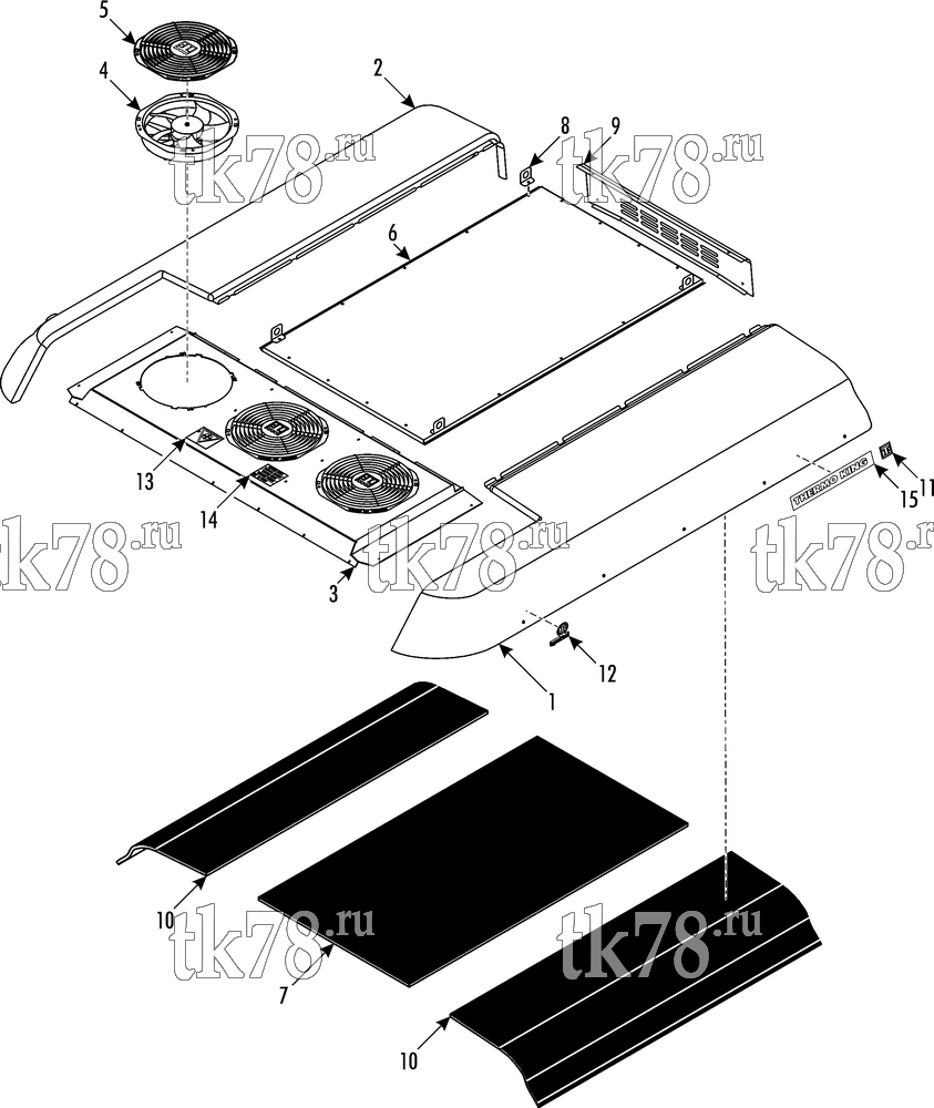 Каталог запчастей для Thermo King  COVERS