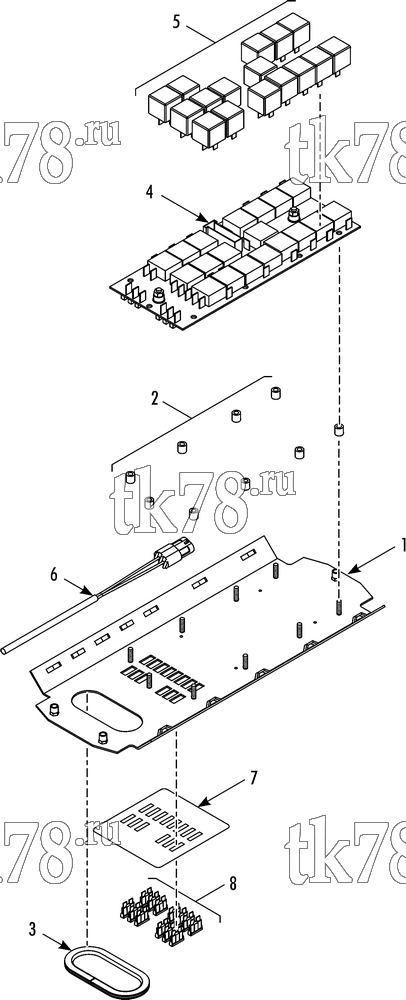 Каталог запчастей для Thermo King  CONTROL PANEL (703104 & 703194)