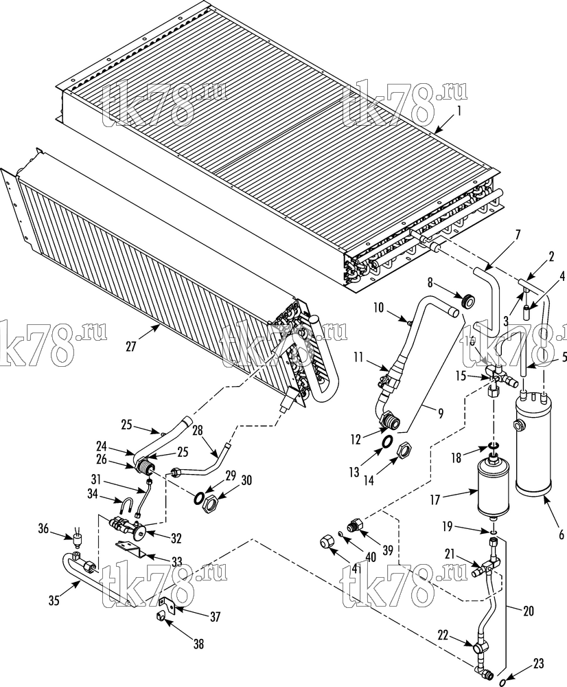 Каталог запчастей для Thermo King  REFRIGERATION COMPONENTS