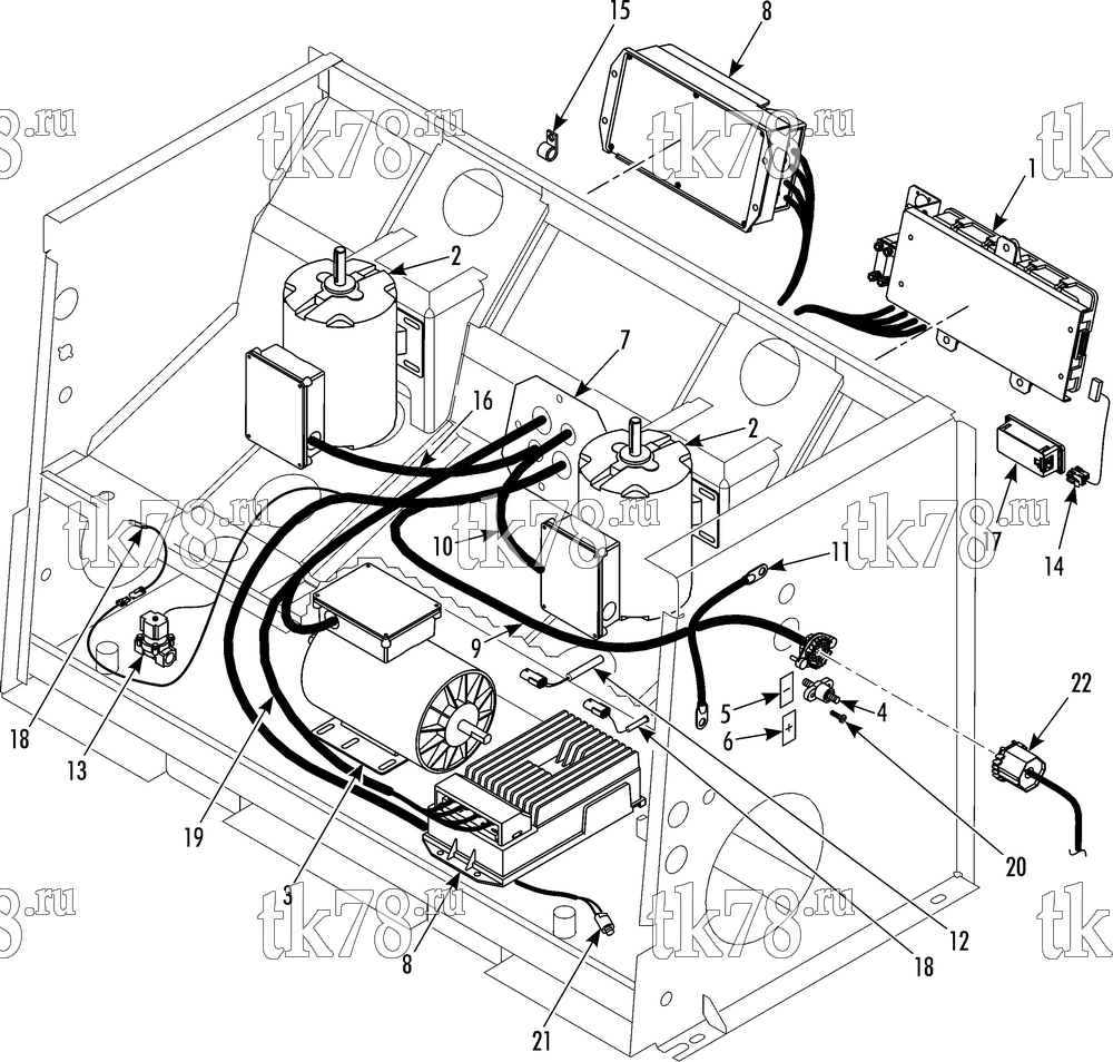 Каталог запчастей для Thermo King  ELECTRICAL COMPONENTS