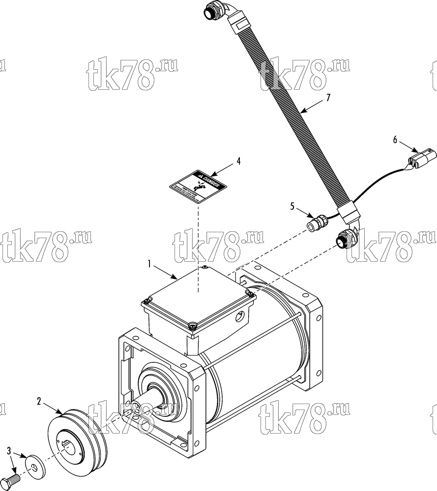 Каталог запчастей для Thermo King TEA15-M1 ALTERNATOR (800684)