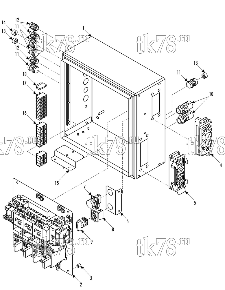 Каталог запчастей для Thermo King RAC 60 SIRIO GEN ELECTRO BOX