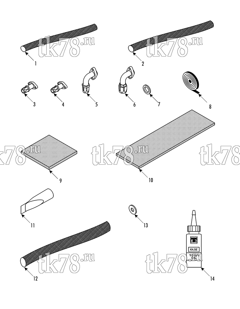 Каталог запчастей для Thermo King ATHENIA D700 W ARRIVA INSTALLATION COMPONENTS