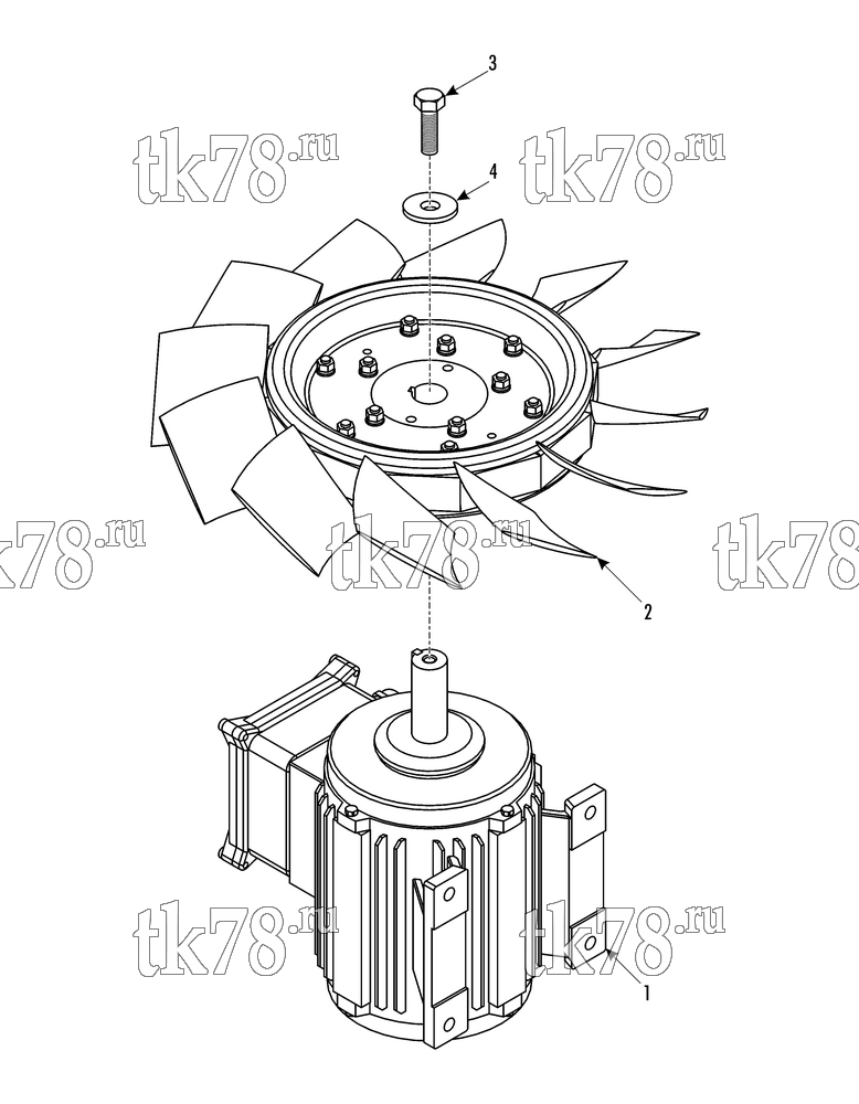 Каталог запчастей для Thermo King  FAN - ASSEMBLY